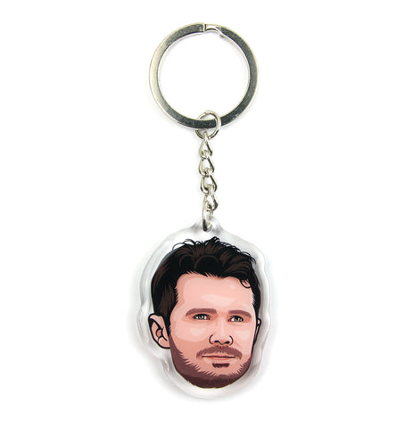 Danger Keychain