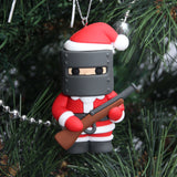 Ned Kelly Santa Christmas Tree Ornament Decoration