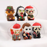Christmas Horrors Complete Set – Horror Movie Christmas Tree Ornaments (Set of 6) by Smell the Fun