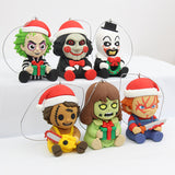 Christmas Horrors II Complete Set – Horror Movie Christmas Tree Ornaments (Set of 6) by Smell the Fun