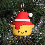 Meat Pie with Sauce Christmas Tree Ornament Decoration