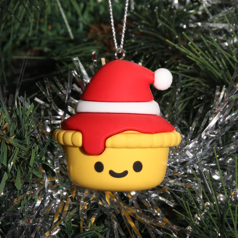 Meat Pie with Sauce Christmas Tree Ornament Decoration