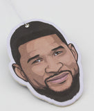 Usher (with beard) Air Freshener (Scent: Cologne)